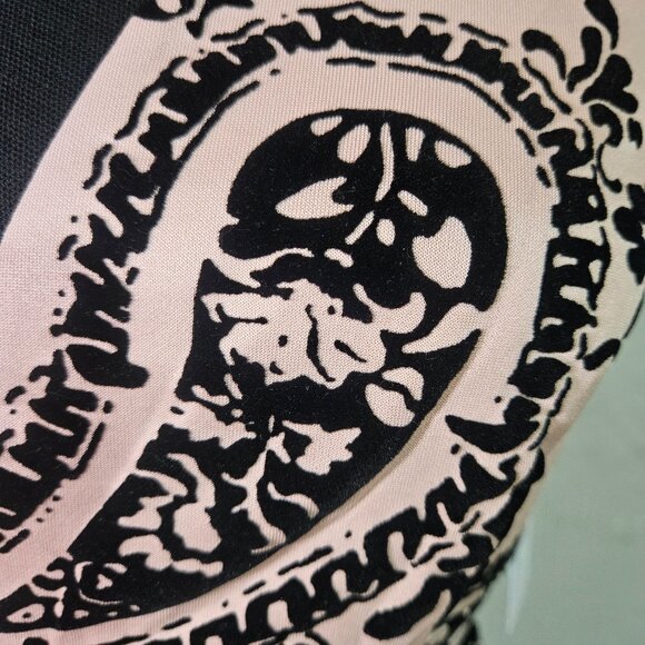 Valentines Elegant Classy En Focus Studio Womens Sleeveless Midi Dress Black Bei - Picture 5 of 16